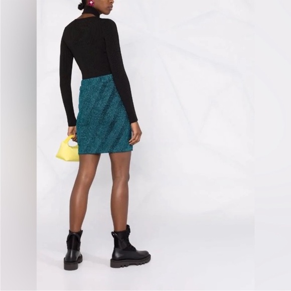 ROTATE BY BIRGER CHRISTENSEN | metallic skirt - Picture 5 of 5